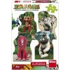 Dino Puzzle - Zafari: Zoomba a kamarádi - 4 x 54 dílků