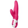 Satisfyer Vibes Mister Rabbit, ružový silikónový vibrátor 22,1 x 4,2 cm
