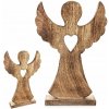 Anjel z mangového dreva ORION 36,5cm