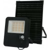 ACA Lighting LED solárny reflektor Norel 32W/3CCT/IP65/Li-Fe 6,4V/6Ah, čierna farba