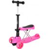 NILS Fun Detská kolobežka HLB12 2v1 ružová
