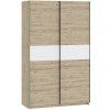 Šatníková skriňa BERNO 120 - jackson hickory + biela