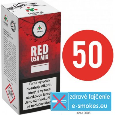 e-liquid Dekang Fifty RED USA MIX 10ml - 0mg