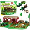 LeanToys Figurky Farma Sada Zemědělské traktory Zvířata 102 dílků.