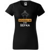 Handel tričko Dôveruj mi som šéf / šéfka čierna