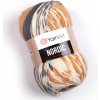 Yarn Art příze Nordic 657 karamelová, šedá a krémová