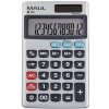 Vrecková kalkulačka, 12 miestny displej, kovový predný panel, MAUL M 112