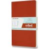 Moleskine Zošity Volant - mäkké dosky A5, čisté, 2 ks, oranžová/modrá