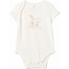 Detské body GAP, SINGLE biela,béžová 3-6M