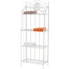 Design-Shop Kovový regál Flora biela