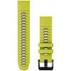 Garmin řemínek QuickFit 22 Electric Lime / Graphite Silicone 010-13280-03