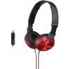 Sony MDR-ZX310AP slúchadlá s handsfree, červená