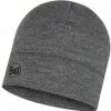 Buff Merino Wool Hat Midweight light grey melange