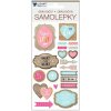 Samolepky na Valentína 3D s razbou 17x9,5cm