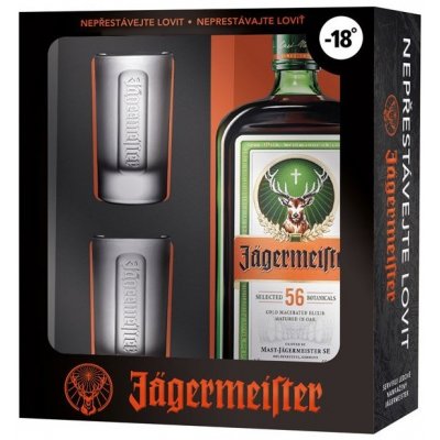 Jägermeister 35% 0,7 l (kartón 2 poháre)