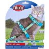 Trixie Postroj s vodítkem na kočku pošitý stužkou 22-36 cm/10 mm 1,2 m
