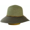 Dámsky papierový klobúk - oliva