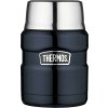 Thermos Termoska na jedlo so skladacou lyžicou a šálkou - tmavo modrá 470 ml