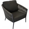 FISCHER MÖBEL Záhradné kreslo COSMO Lounge 2670AS, antracit