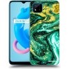 Picasee silikónový prehľadný obal pre Realme C11 (2021) - Green Gold