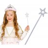 Kúzelná palička strieborná hviezda 33cm