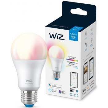 WiZ LED RGBW Stmievateľná žiarovka A60 E27/8W/230V 2200-6500K CRI 90 Wi-Fi -WiZ WI0003