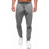 Grafitové pánske teplákové jogger nohavice Bolf XW02