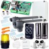 Súprava Genius G-Bat 400 pre dvojkrídlové brány s dĺžkou 8 m (lampa + pätka + nárazníky + modul Wi-Fi)