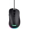 TRUST GXT 922 YBAR/Herní/Optická/Pro praváky/7 200 DPI/Drátová USB/Černá