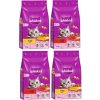 WHISKAS Adult 4x3,8 kg - kompletné suché krmivo pre dospelé mačky, mix príchutí