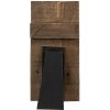 Clayre & Eef Hnedý antik drevený fotorámik s klipom Clipp - 15*3*36 cm / 3x 9*13 cm - Clayre & Eef