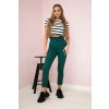 Kesi Pokrčené nohavice tmavozelený