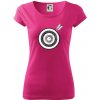 Terč na lukostreľbu - Dámske tričko Pure - M ( Purpurová )