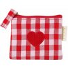 Peňaženka Gingham Love Heart Mini