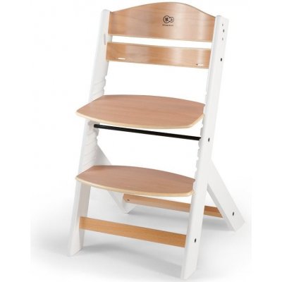 Jedálenská stolička Kinderkraft Enock White wooden (5902533915088)