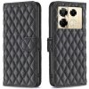 VSETKONAMOBIL 79163 LATTICE Ochranné puzdro pre Infinix Note 40 Pro / 40 Pro+ 5G čierne