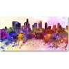 Foto obraz sklo tvrzené Los Angeles farby 100x50 cm