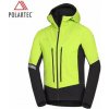 NORTHFINDER SOKOLEC 1 pánska skialpová hybridná bunda Polartec® limegreenblack