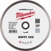 MILWAUKEE Diamantový kotúč celoobvodový DHTII 125 mm
