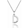 Hot Diamonds Strieborný prívesok Micro D Clasic DP404