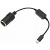 ADAPTÉR DO AUTA Z 12V ZÁSUVKY ZAPAĽOVAČA NA 5V USB-C