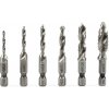 Sada kombinovaných závitníkov s vrtákom M3, 4, 5,6,8,10 HSS, stopka 6HRAN, GEKO
