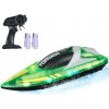 VEVOR RC závodný čln 2,4 GHz, rýchlosť 12 km/h, LED svetlo, vodotesný 8595736001114