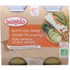 Babybio hrášok a paštrnák s cuketou a teľacím mäsom 2 x 200 g
