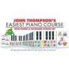 Farebné samolepky pre klávesy na zošit John Thompson's Easiest Piano Course