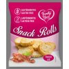 Family Heart Snack Rolls Bezlepkové a bezlaktózové opečené, ochutené sucháre - slaninová príchuť (40g)