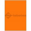 Labelea Samolepiace etikety 210x148 mm signálne farebné papierové, na hárku A4, pre laserovú tlač, Farba etikiet Signálna oranžová, Počet hárkov v balení 100 EPY210148SO002S