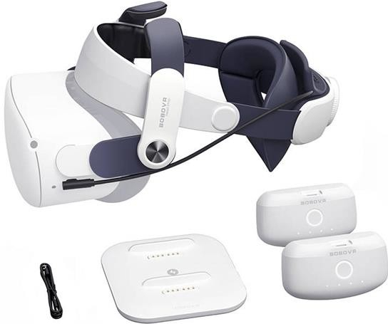 BOBOVR M2 Plus Súprava popruhu s batériami Oculus Quest 2