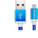 USB kábel Adata AMUCAL-100CMK-CBL microUSB, 1m, modrý