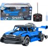 LEAN TOYS RC Auto s efektom dymu 1:20, modrá